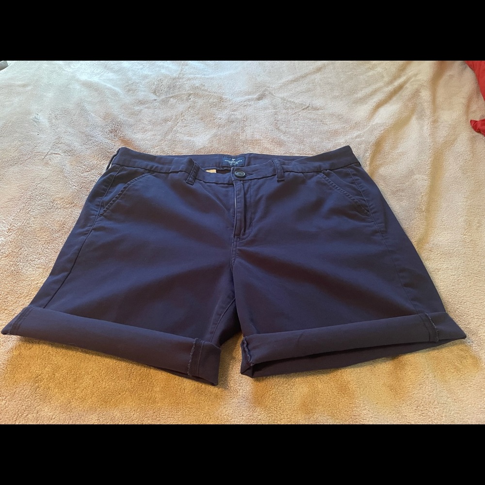 American Eagle Outfitters Size 14 Navy Boyfriend shorts